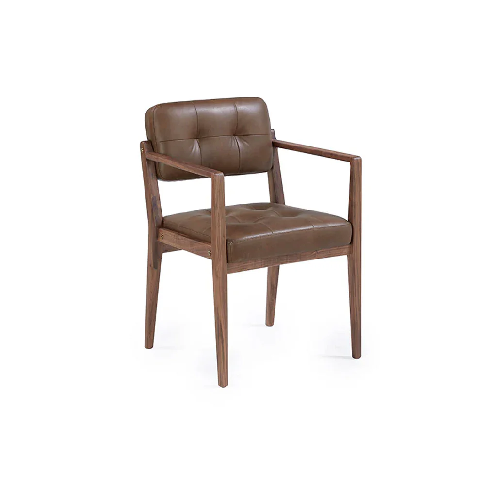 Axel Dining Arm Chair - Leather - Image 4
