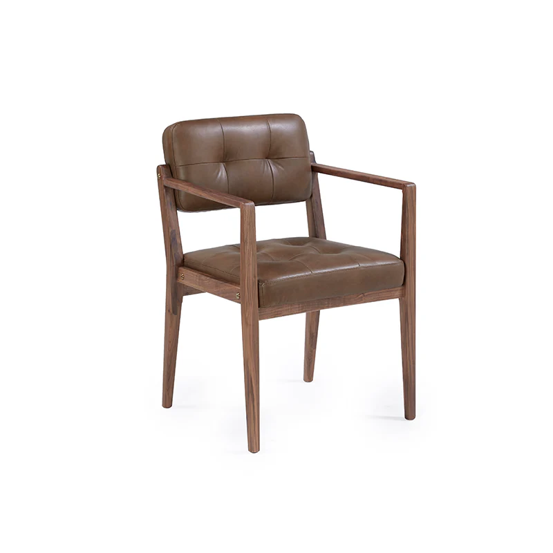 Axel Dining Arm Chair - Leather - Image 5