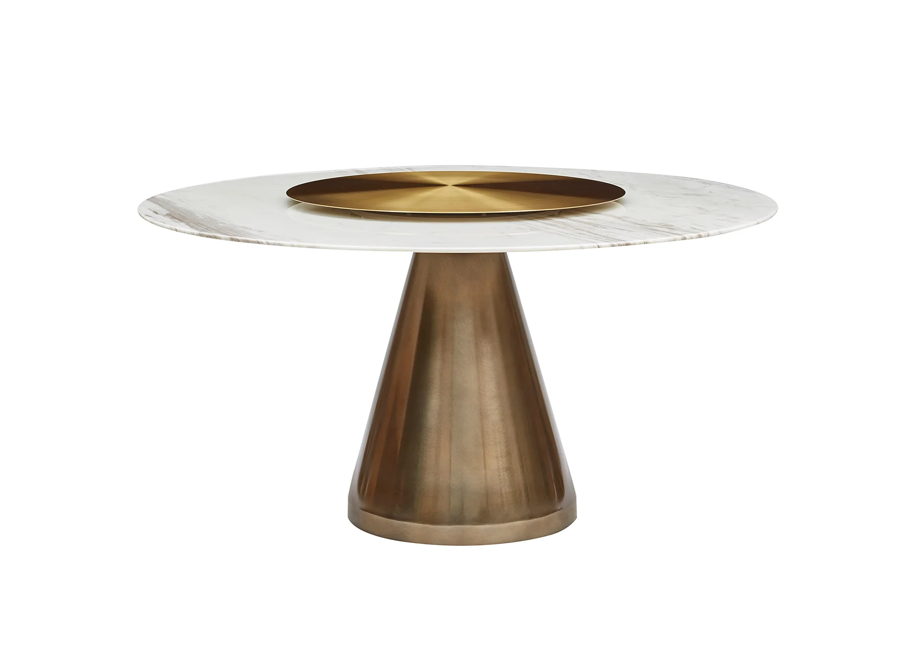 Cone Marble-Top Dining Table Round - Image 6
