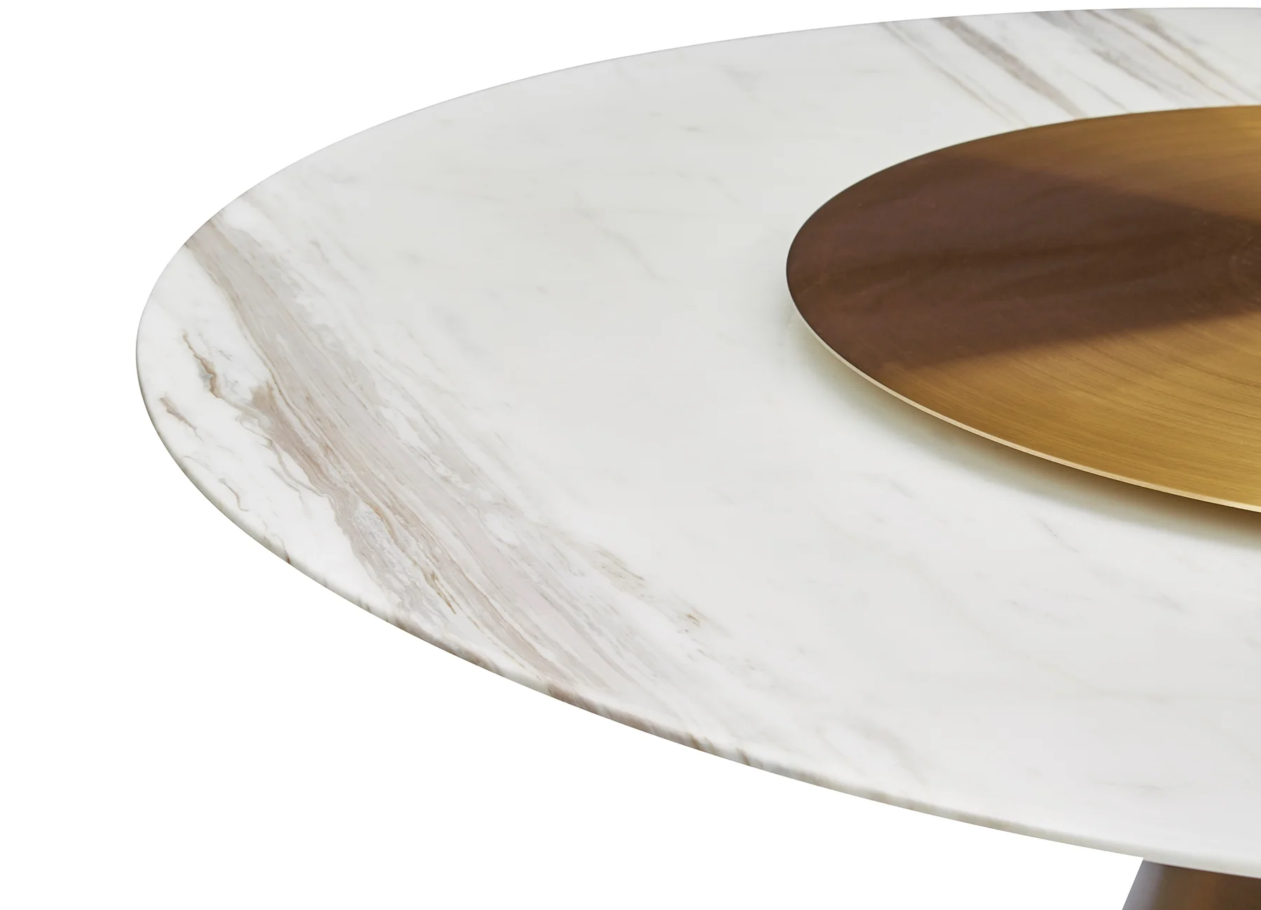 Cone Marble-Top Dining Table Round - Image 7