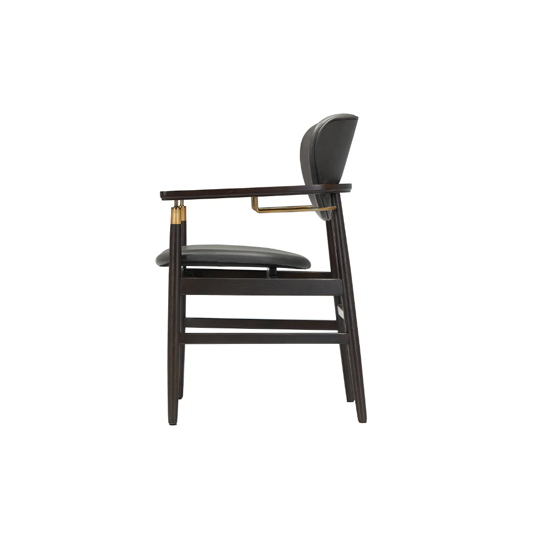 Linate Arm Chair (Leather) - Image 4