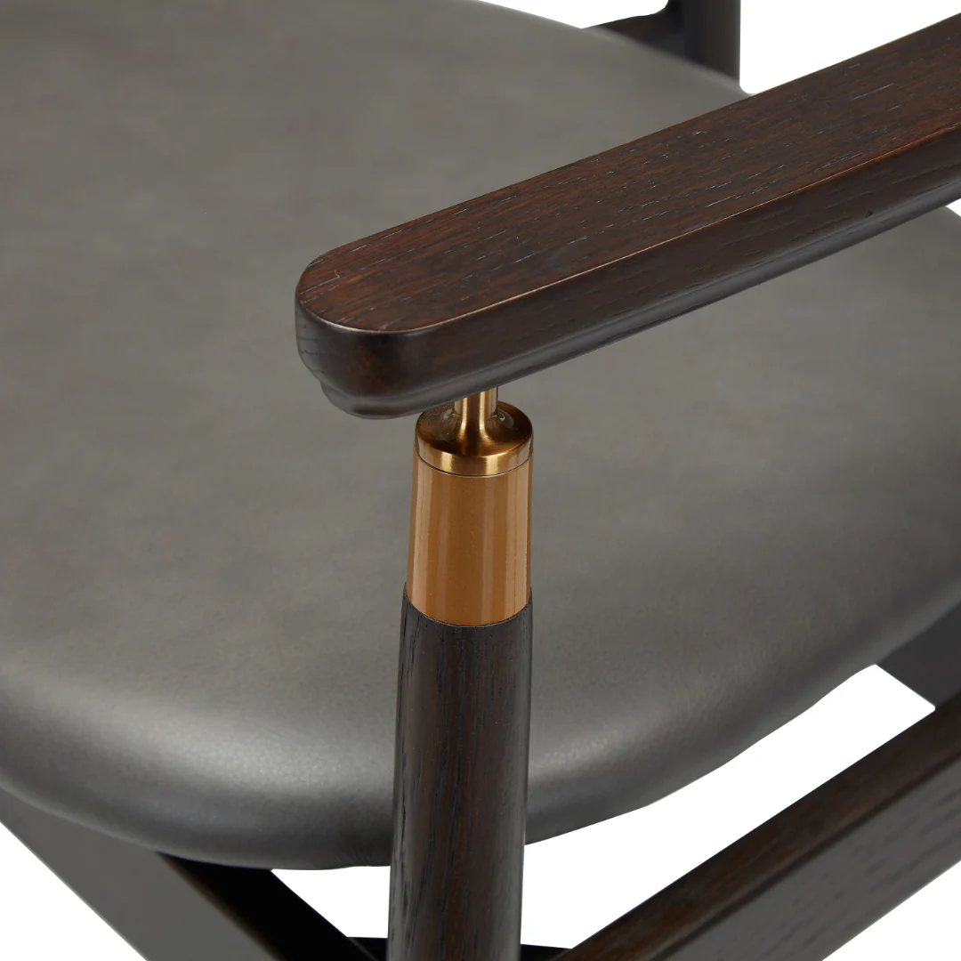 Linate Arm Chair (Leather) - Image 6