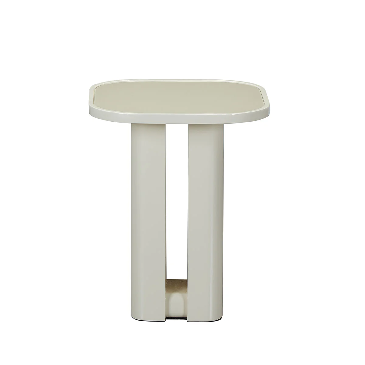 Hotel Paradiso Martini End Table - White - Image 4