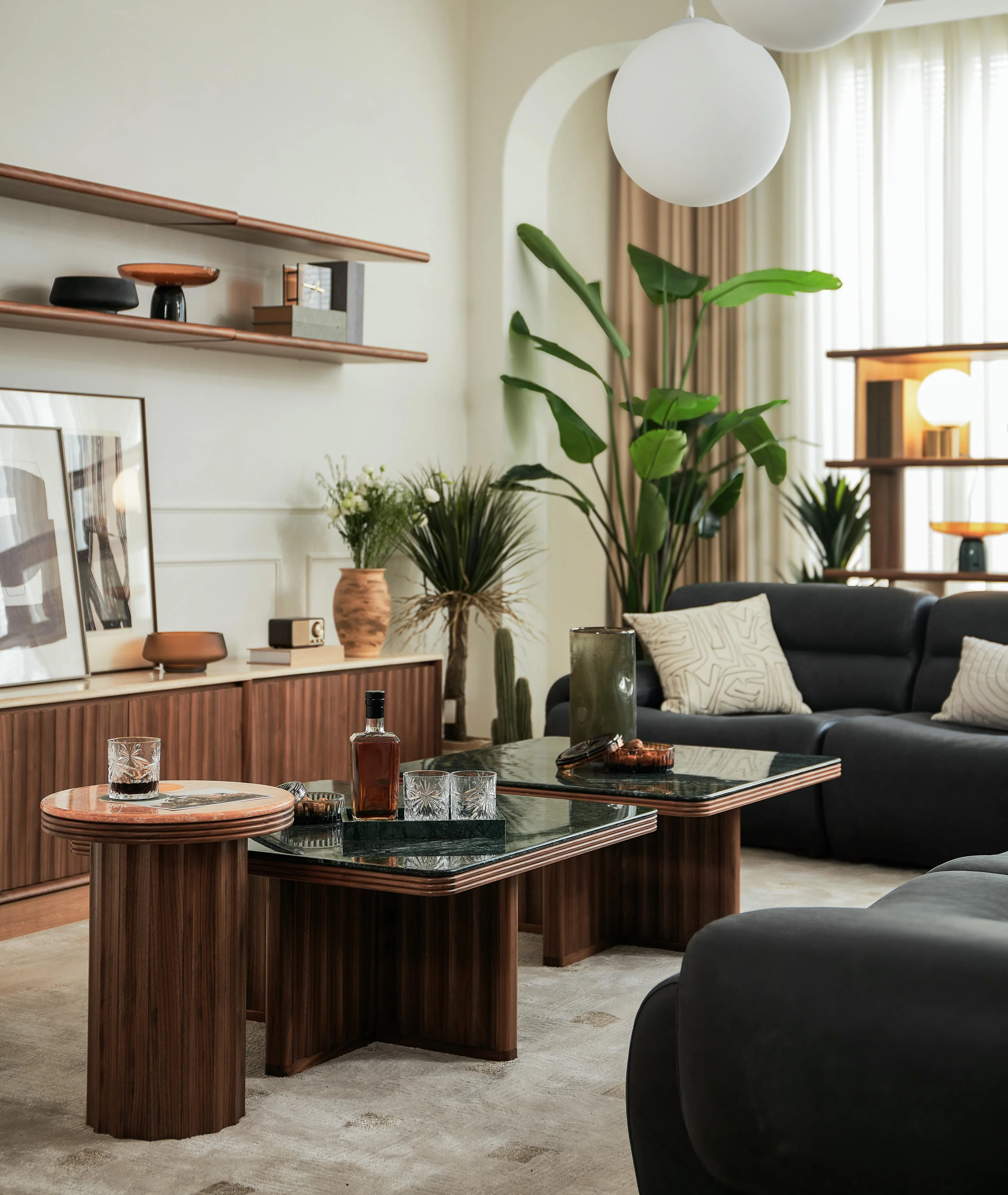 Hotel Paradiso Round End Table - Image 7