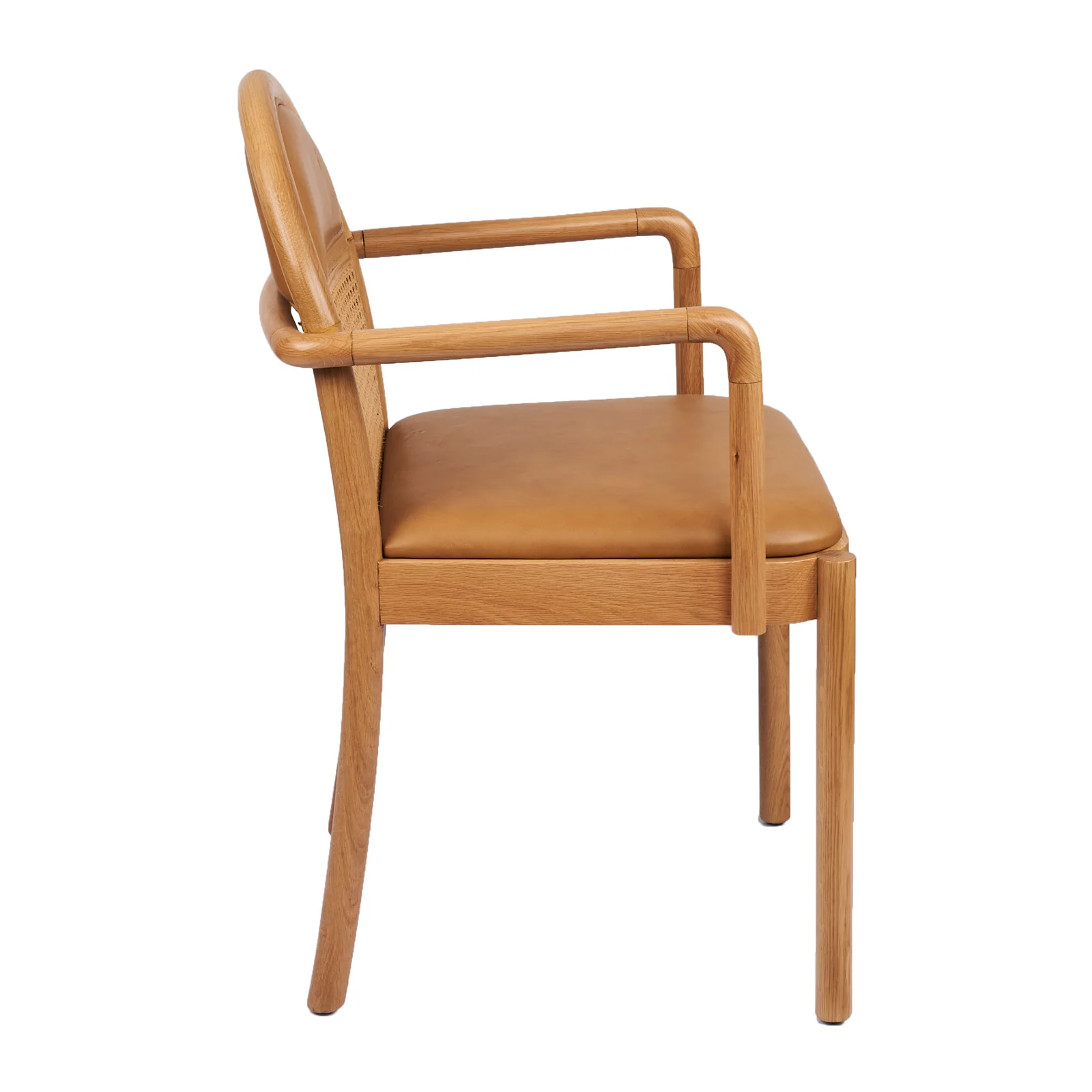 Siena Arm Chair - Matte Oak - Image 5