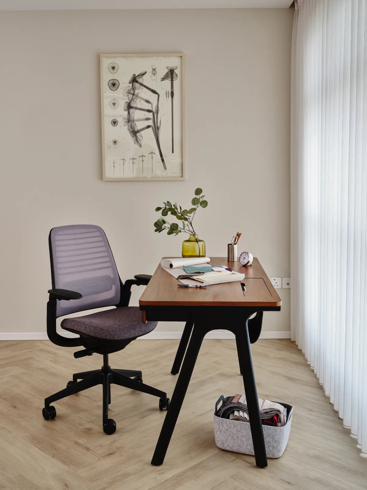 Truss Writing Desk - Walnut - Image 3