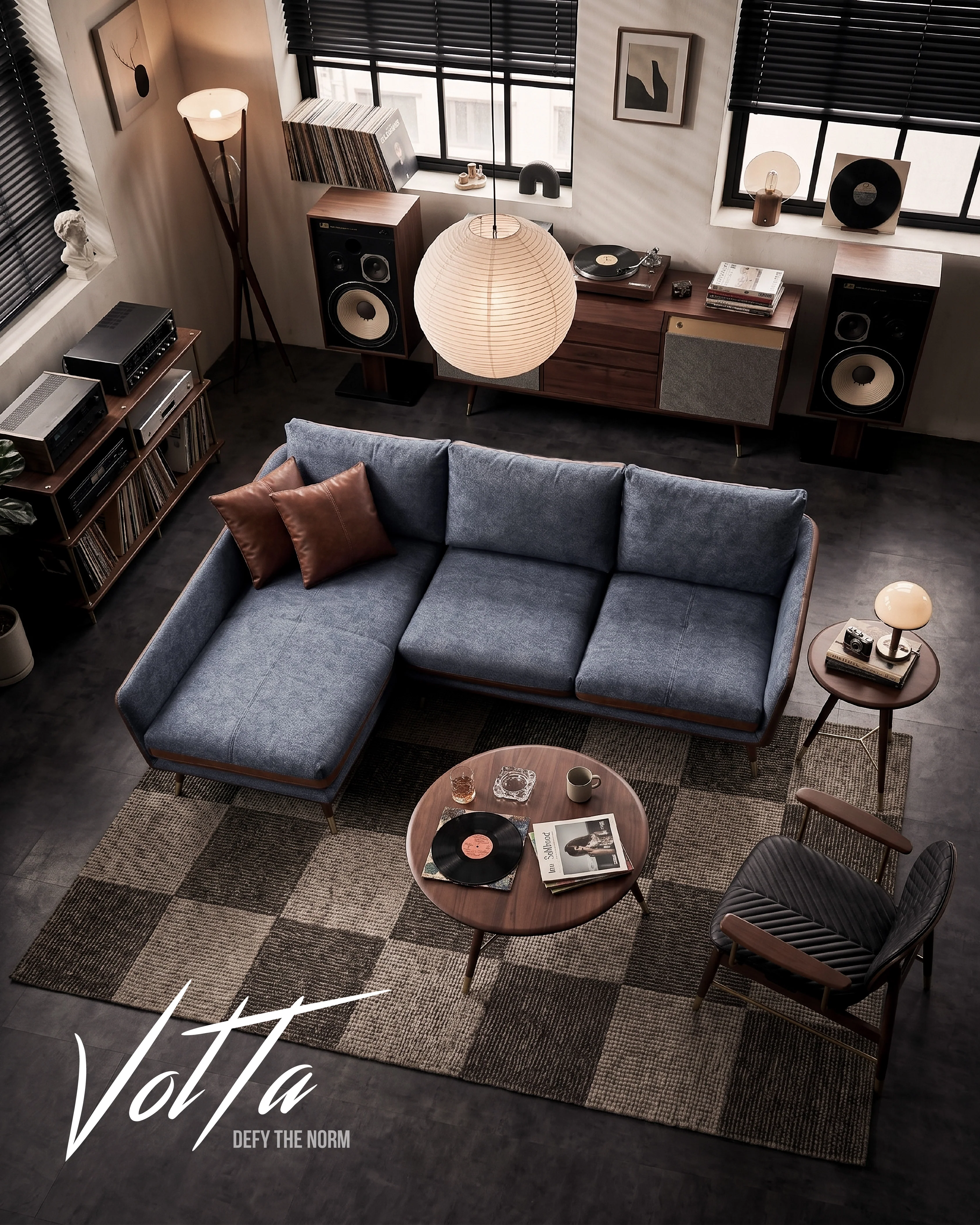 Volta 2L-Shape Sofa Chaise On Left (Set) - Image 5